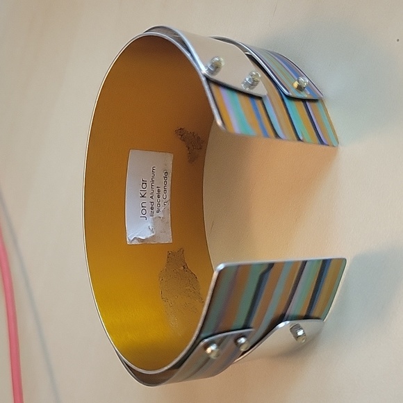 Jon Klar Andinalized Aluminum bracelet cuff - Picture 2 of 3